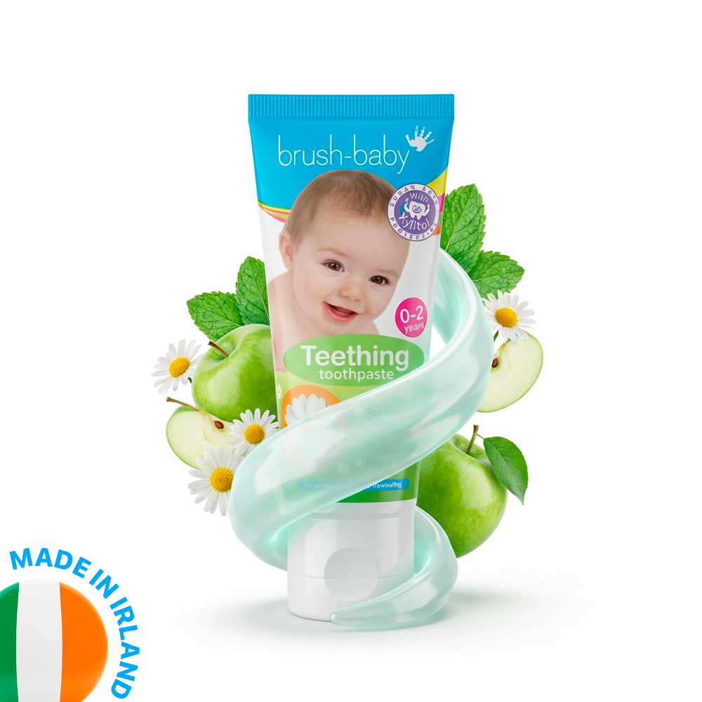 Children's Toothpaste Brush-Baby Applemint, Apple-Mint, 0–2 Years