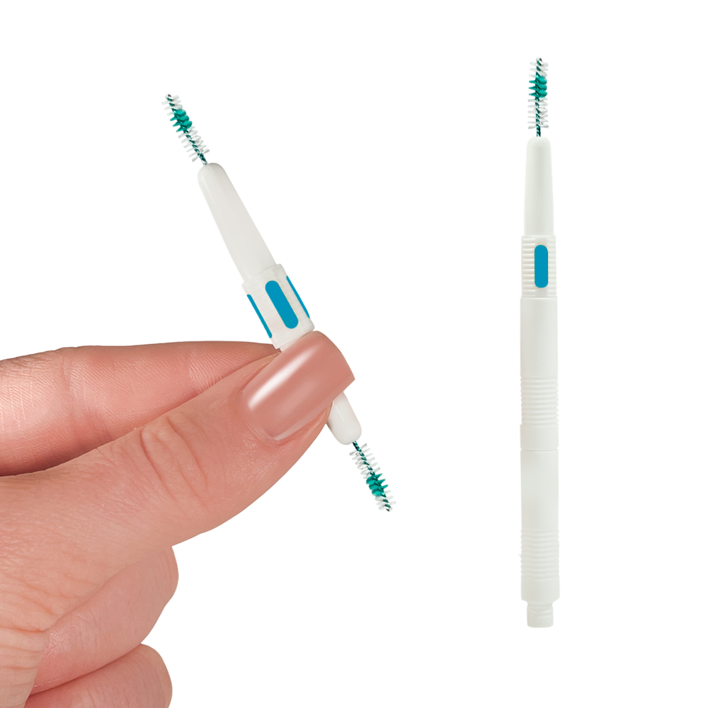 Staino TWINS Double-Ended Interdental Brushes, Large Cylindrical, 0.6 mm, 36 pcs