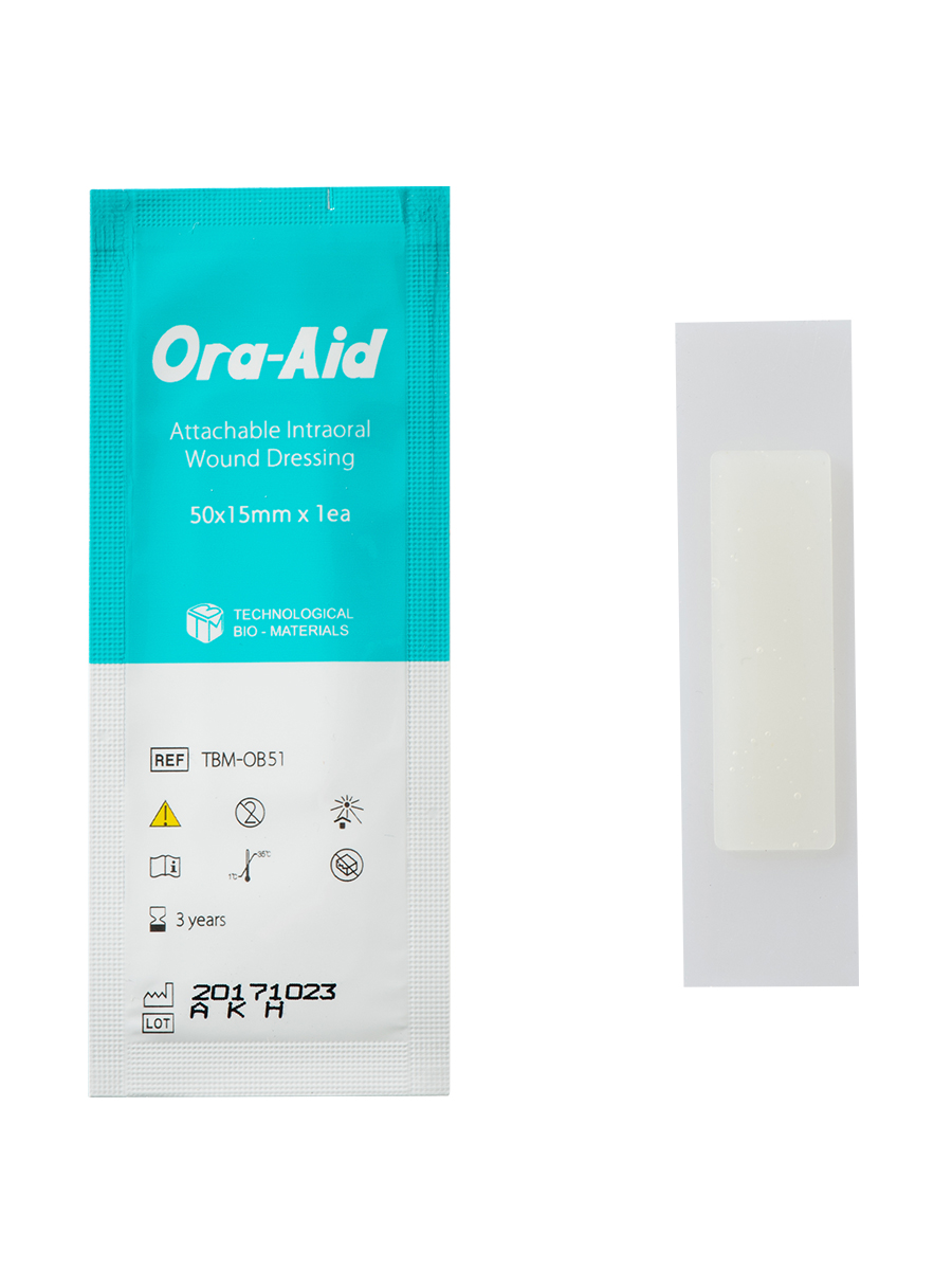 ORA-AID Oral Mucosa Healing Patch, 50×15 mm, 20 pcs