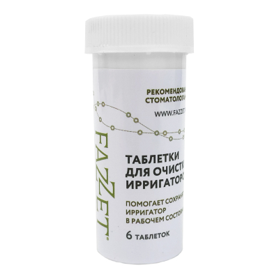 Fazzet Irrigator Cleaner, 6 Tablets