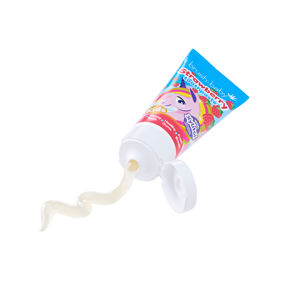 Brush-Baby Strawberry Kids Toothpaste, 3+ Years, 50 ml