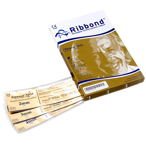 Dental Splinting Material Ribbond THM 2/3/4 mm, 3 Strips of 22 cm, Without Scissors
