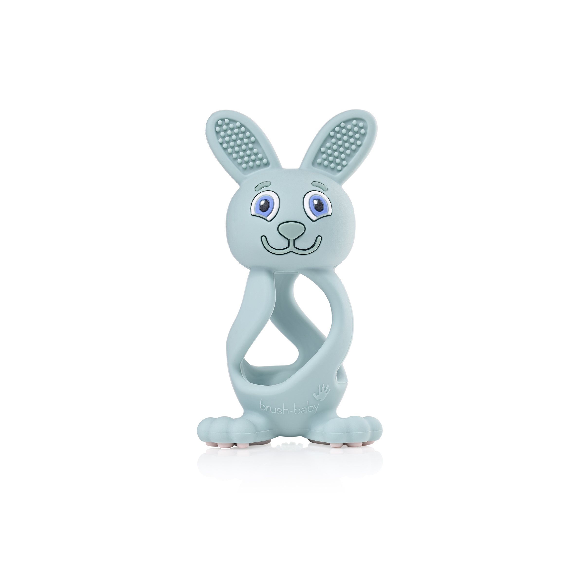 Teether for Babies 0-3 Years Brush Baby, Eucalyptus Color