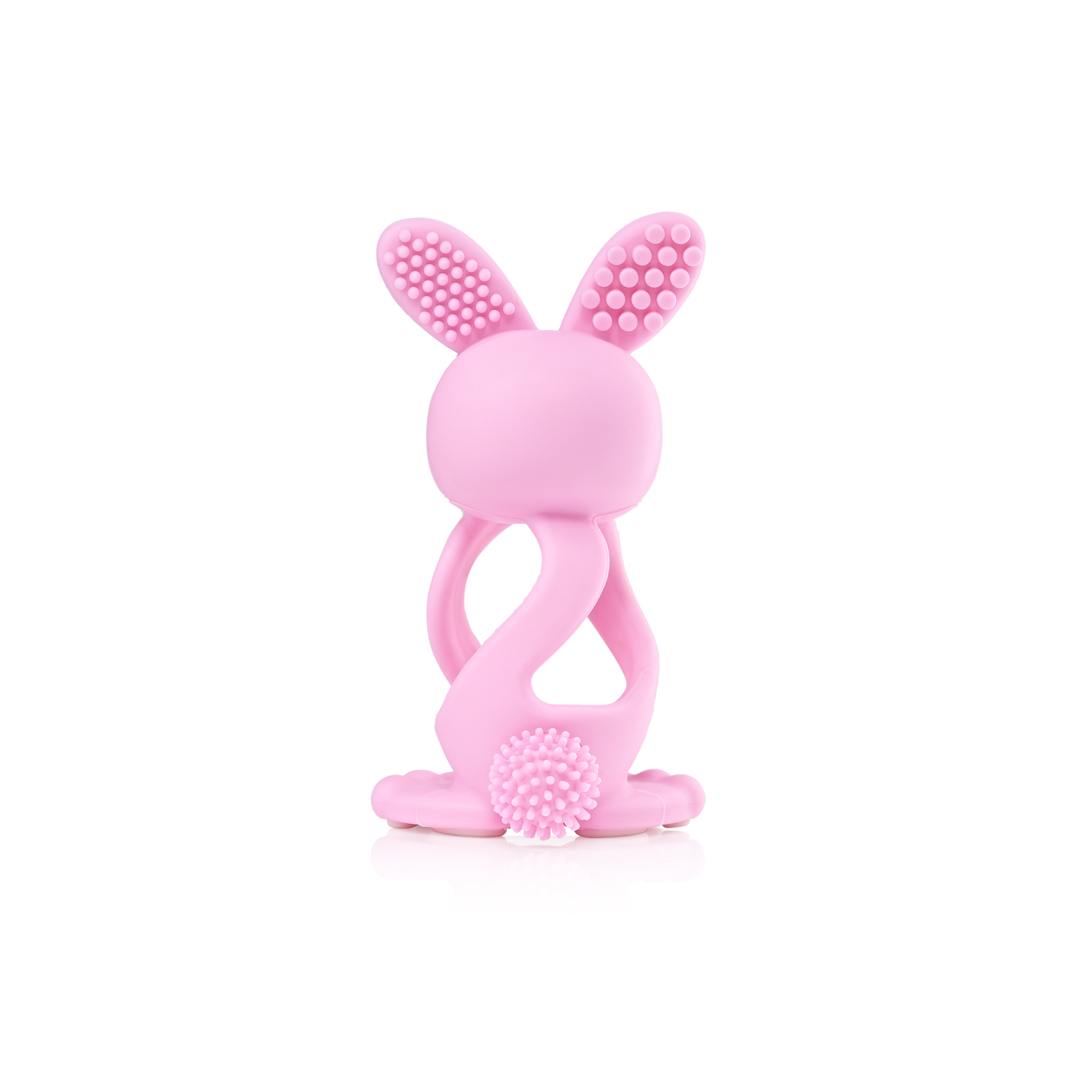Teething Toy for Babies 0–3 Years Brush Baby, Color Pink