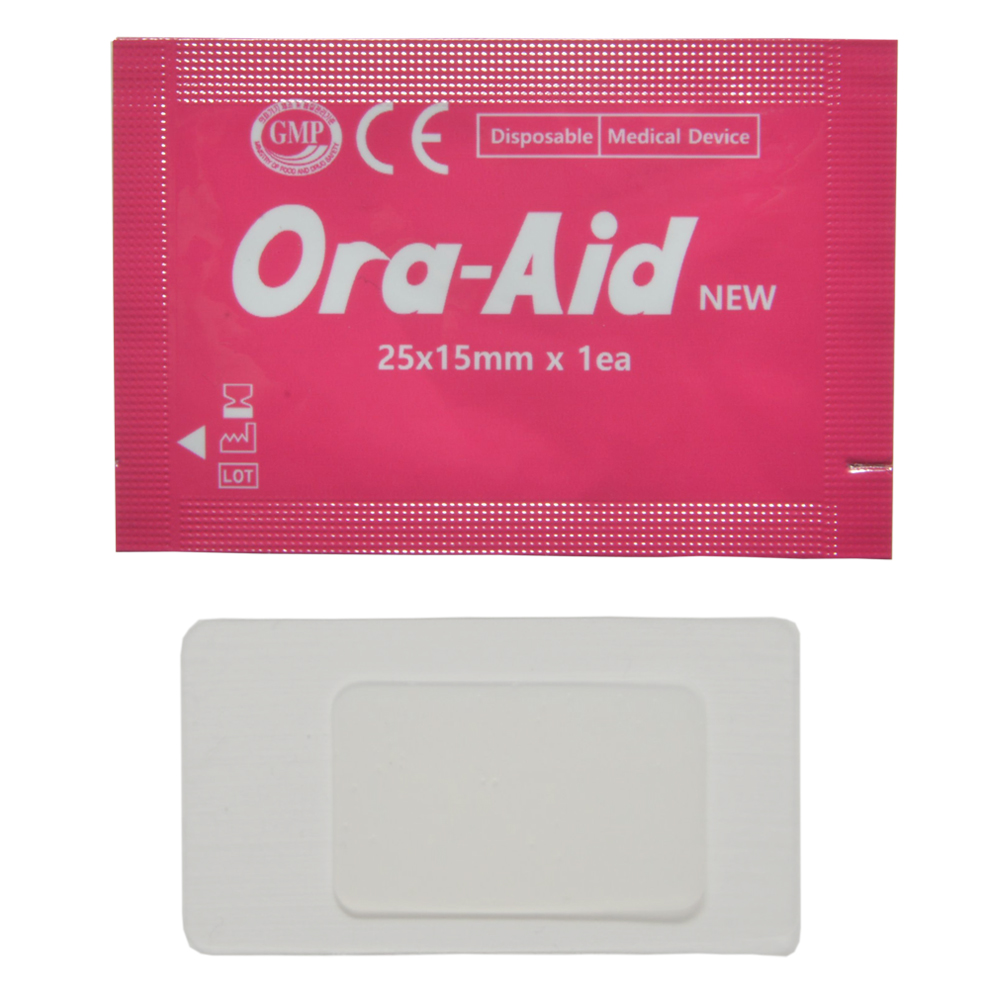 ORA-AID Oral Mucosa Healing Patch, 25×15 mm, 1 pc