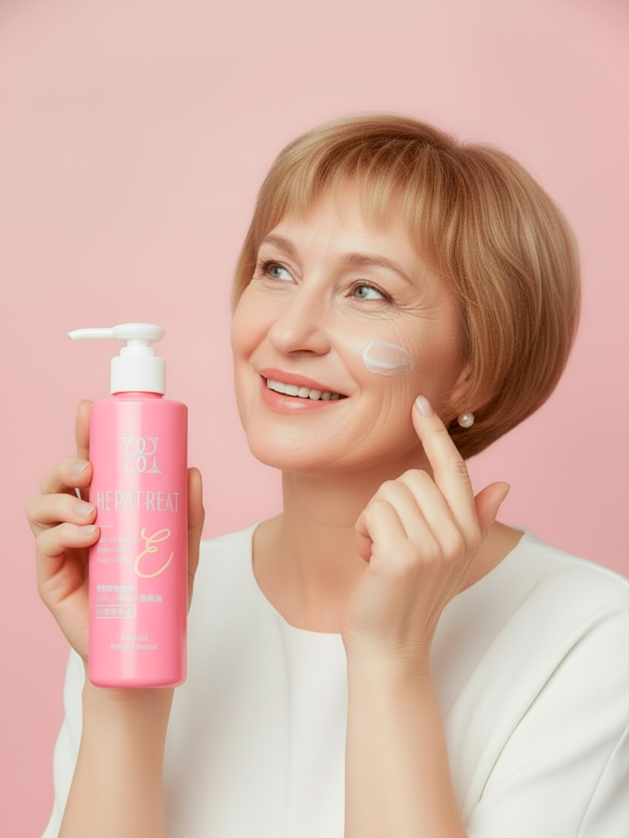 Japanese Cream-Emulsion for Face and Body Hepatreat NIPPON ZETTOC, 230 g